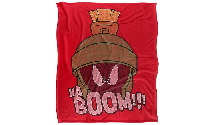 Looney Tunes Marvin The Martian Kaboom Blanket - 147cm x 91cm
