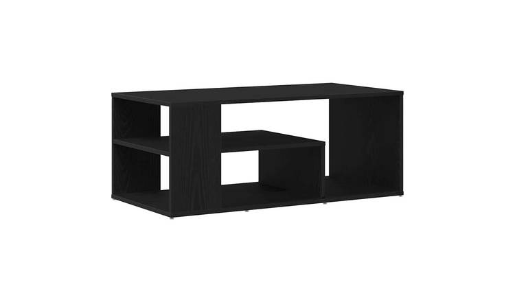Walplus Storage Coffee Table - Dark Oak - 100 x 50 x 40 cm