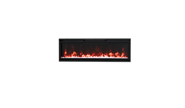 Living and Home 40 Inch Wall Mounted Electric Fireplace - Black