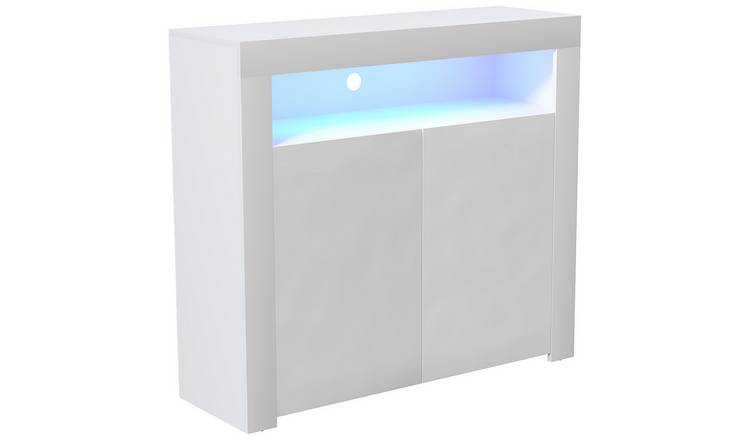 Vida Designs Nova 2 Door LED Sideboard - White