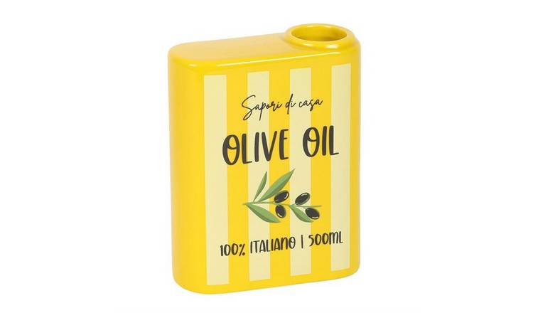 Something Different Olive Oil Flower Vase - Yellow