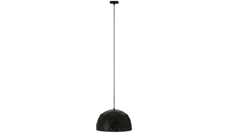 Orsina Mateo Small Dome Pendant Light - Black and Copper