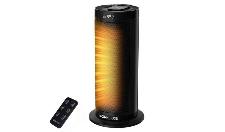 MONHOUSE 2000W Energy Efficient Electric PTC Portable Heater 40cm - Black
