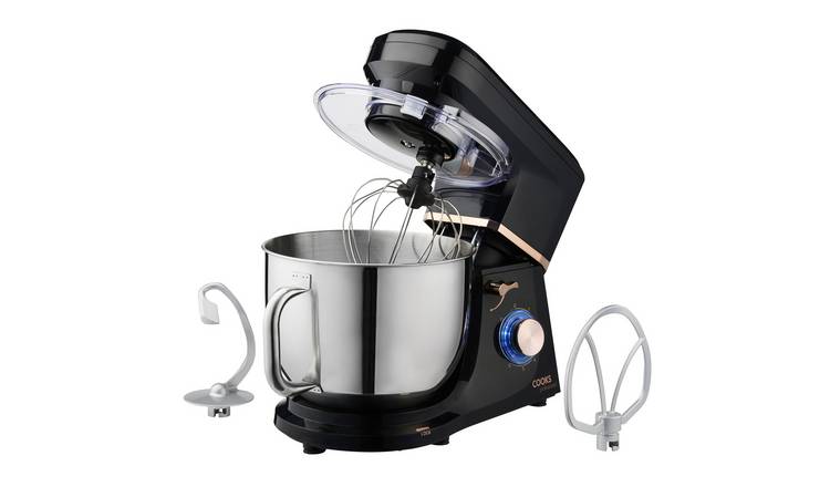Cooks Professional 7L Stand Mixer with 6 Speeds - Black/Rose Gold