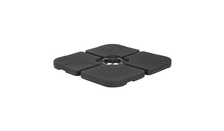 HomeGardenDirect Tantalus Parasol Base 50cm - Black