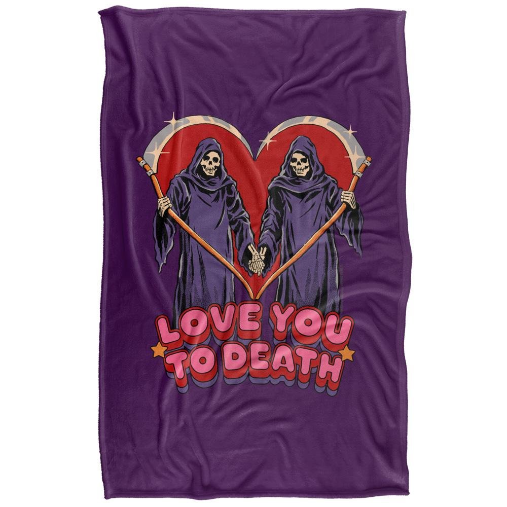 Steven Rhodes Love You To Death Soft Touch Blanket - 147cm x 91cm - Image 3