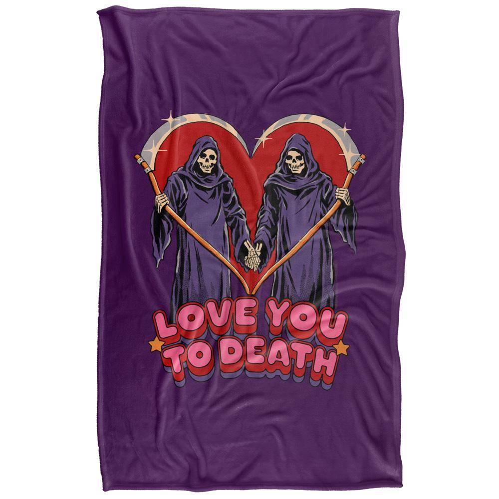 Steven Rhodes Love You To Death Soft Touch Blanket - 147cm x 91cm - Image 3