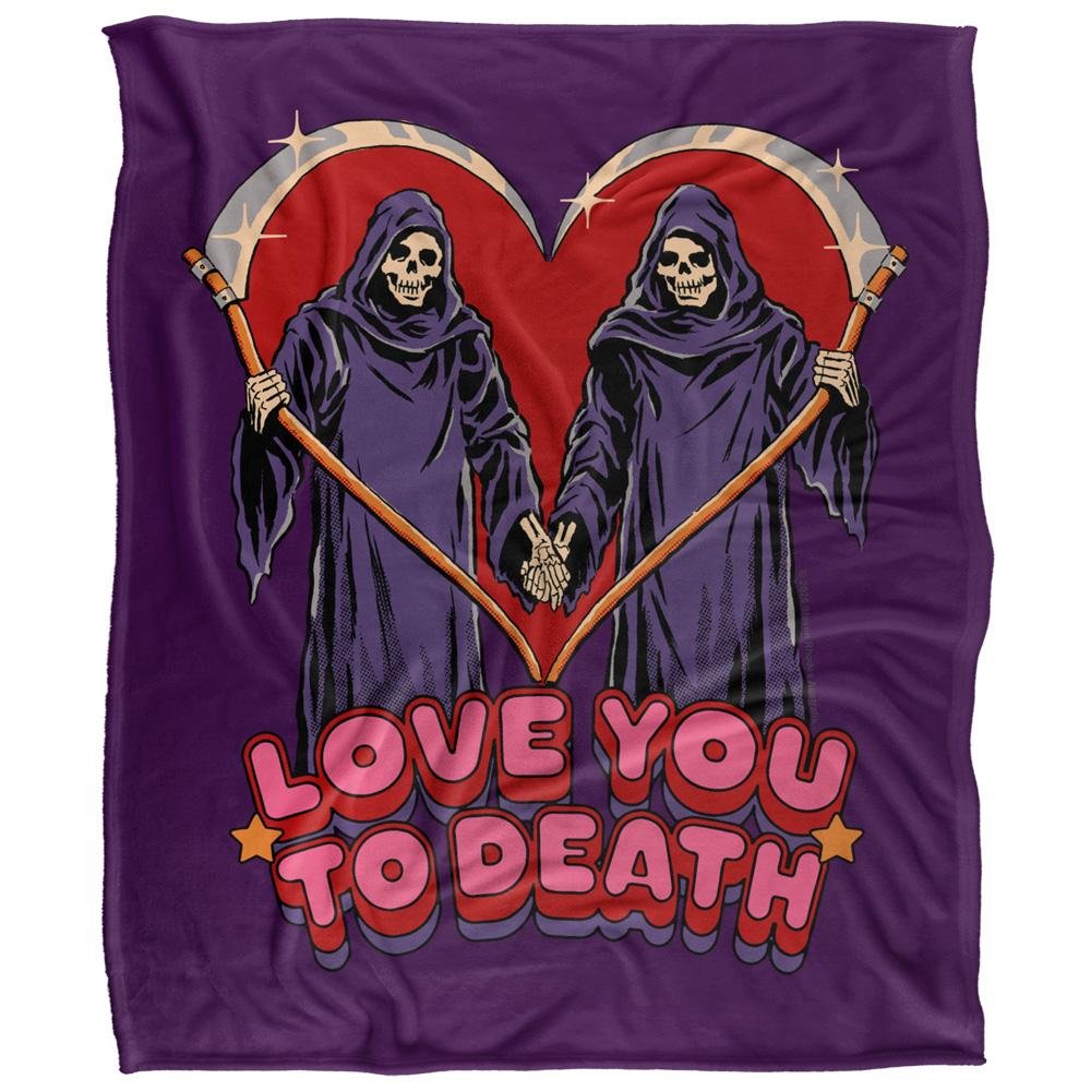 Steven Rhodes Love You To Death Soft Touch Blanket - 147cm x 91cm - Image 5