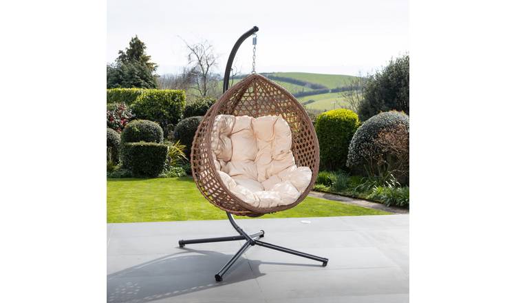 Artemis Home Bradshaw Swing Egg Pod Chair - Cream