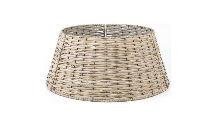 My Christmas Tree Skirt Woven Willow Rattan Cover 70cm - Beige
