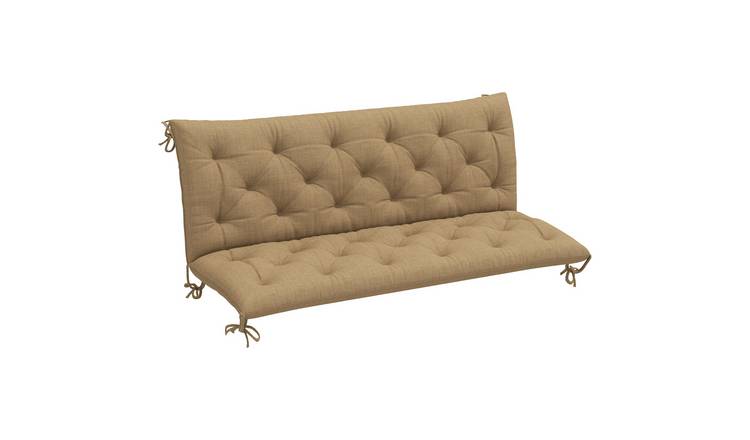 Outsunny Tufted Swing Chair Cushion - Light Khaki
