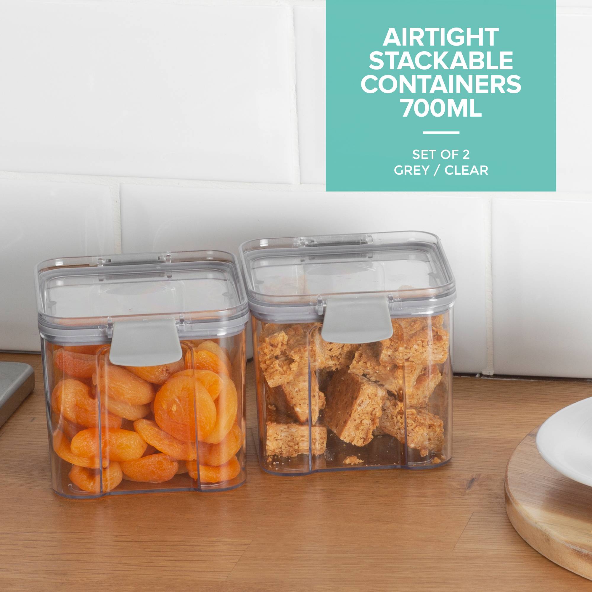 LIVIVO Stackable Airtight Food Storage Container - 700ml - Image 2