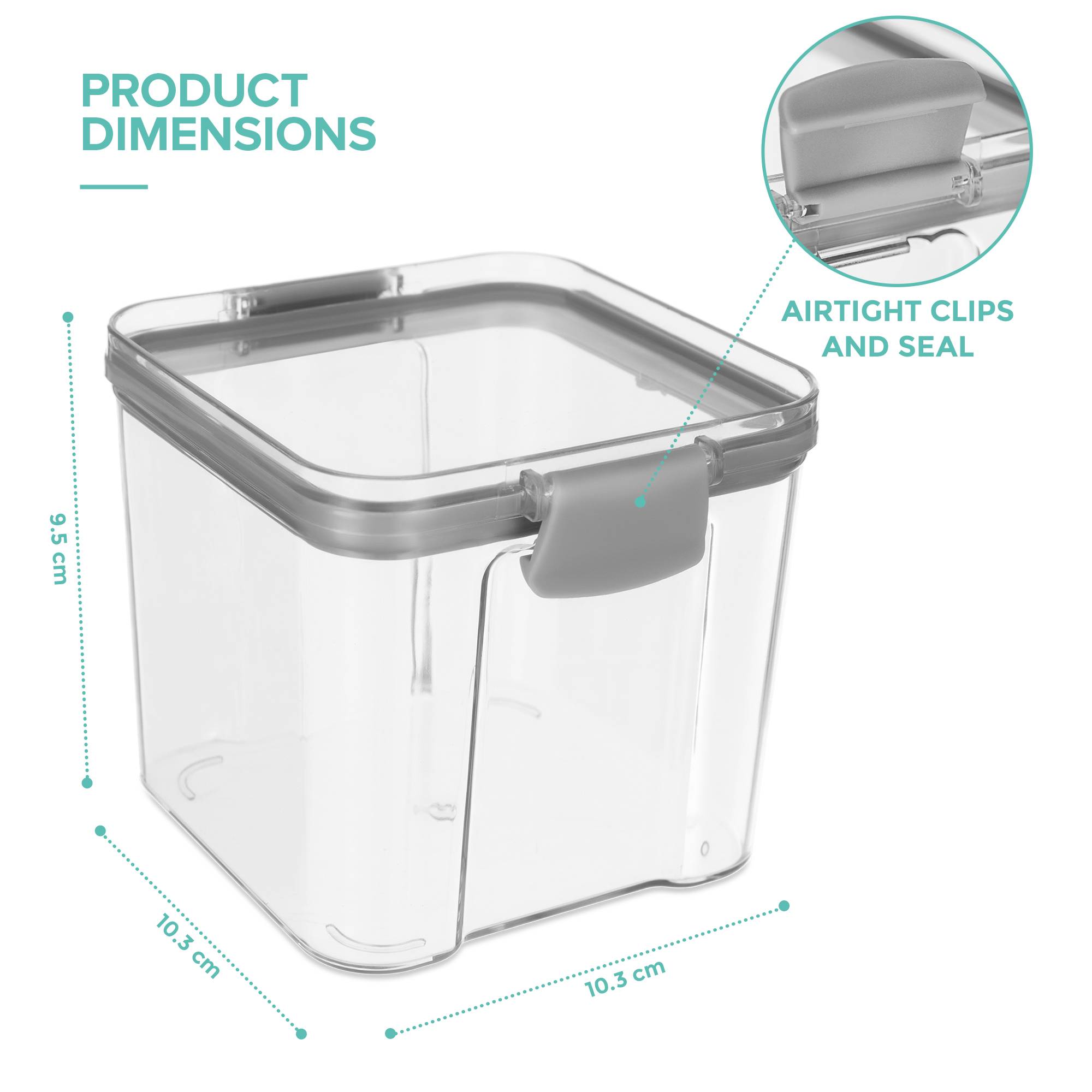 LIVIVO Stackable Airtight Food Storage Container - 700ml - Image 3