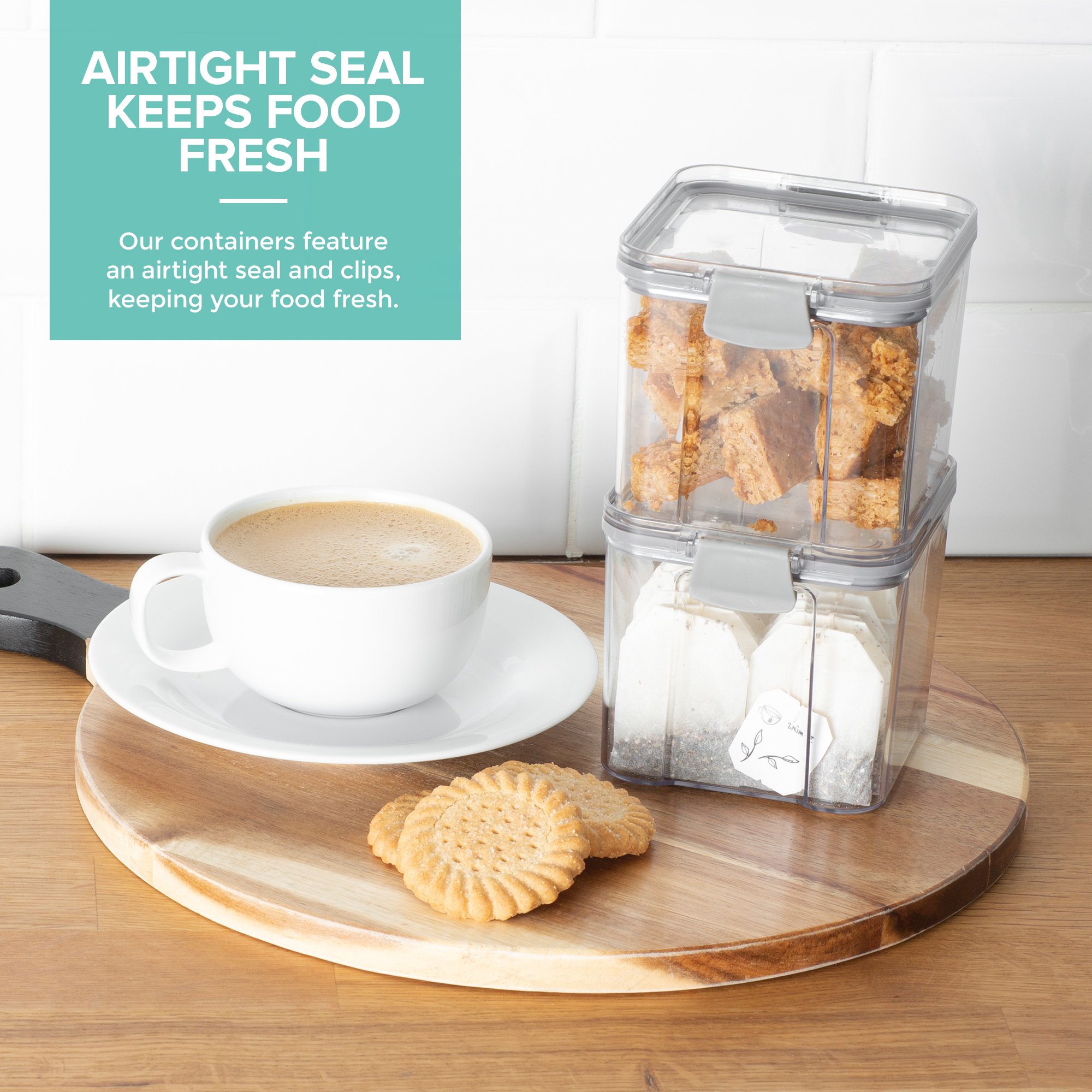 LIVIVO Stackable Airtight Food Storage Container - 700ml - Image 5