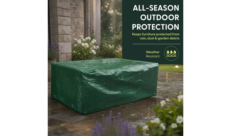Keplin Rectangular Garden Furniture Cover with Drawcord - 180 x 120 x 70cm