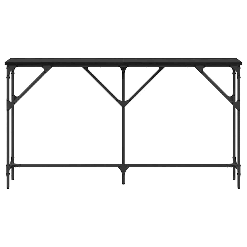 Walplus Engineered Wood Console Table - Dark Oak - 140 x 23 x 75 cm - Image 5