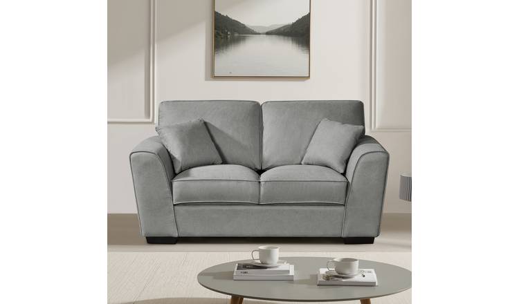 Artemis Home Arlington 2 Seat Fabric Sofa - Grey