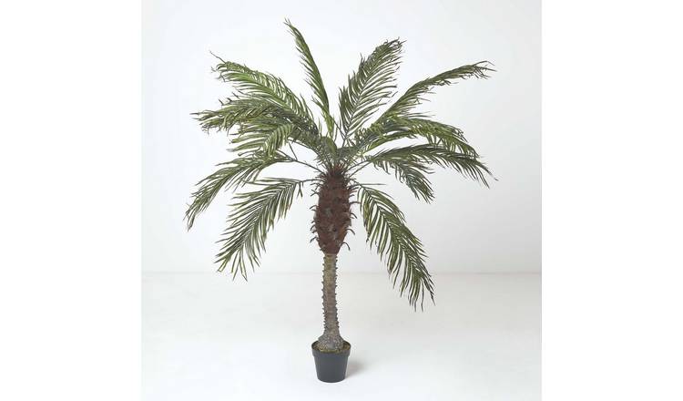 Homescapes Handcrafted Artificial Phoenix Palm Tree in Pot - Green