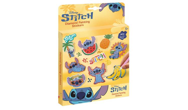 Totum Disney Stitch Iron on Beads 2 Square Pegboards