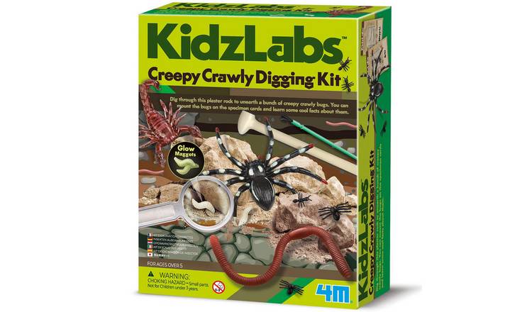 4M KidzLabs Creepy Crawly Digging Kit - 5 Years +