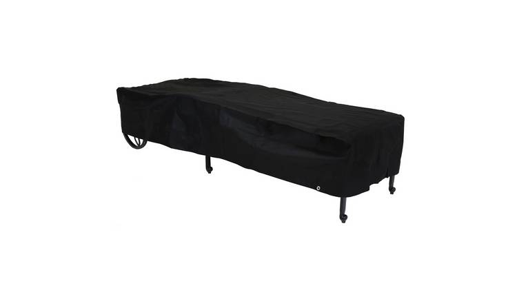 Charles Bentley Deluxe Sun Lounger Cover - Black