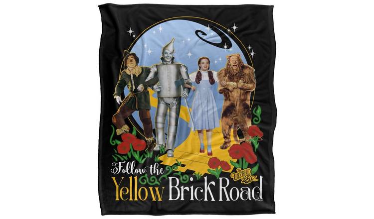 The Wizard Of Oz Yellow Brick Road Soft Touch Blanket - 152cm x 127cm