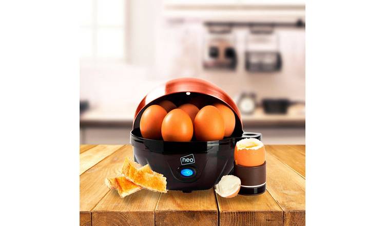 Neo Copper Electric Egg Boiler Poacher and Steamer - Copper
