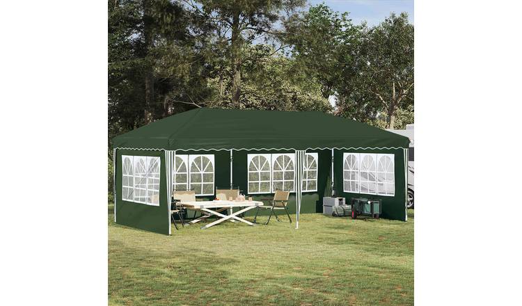 Walplus 575 x 289 x 245 cm Garden Pop-up Party Tent - Green