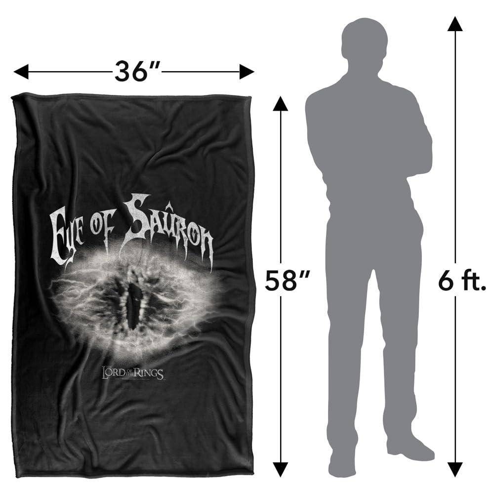 The Lord Of The Rings Eye Of Sauron Soft Touch Blanket - 147cm x 91cm - Image 4