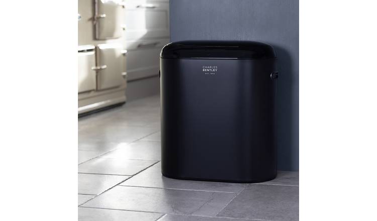 Charles Bentley 40L Sensor Kitchen Waste Home Rubbish Bin - Black
