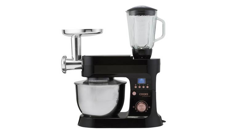 Cooks Professional Multifunction 6.2L Stand Mixer - Black/Rose Gold