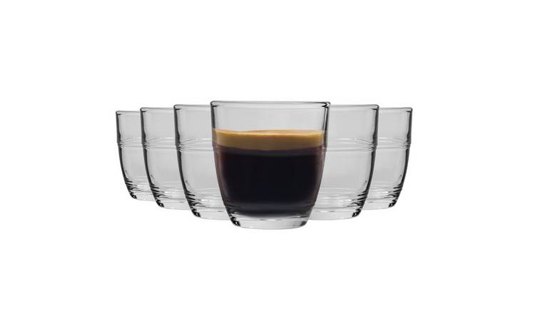 Duralex Gigogne 90ml Shot Glass Espresso Cups - Pack of 12