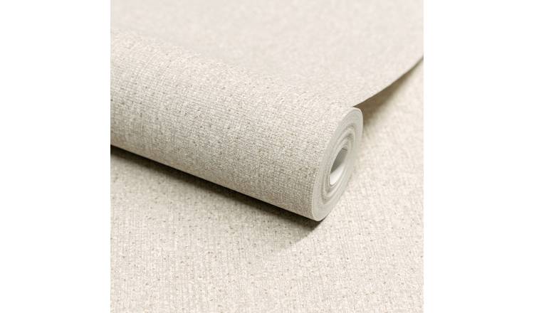Grandeco Boutique Monroy Semi Plain Embossed Wallpaper - Light Grey