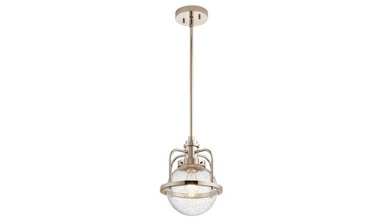 Elstead Kichler Globe Pendant Light - Polished Nickel