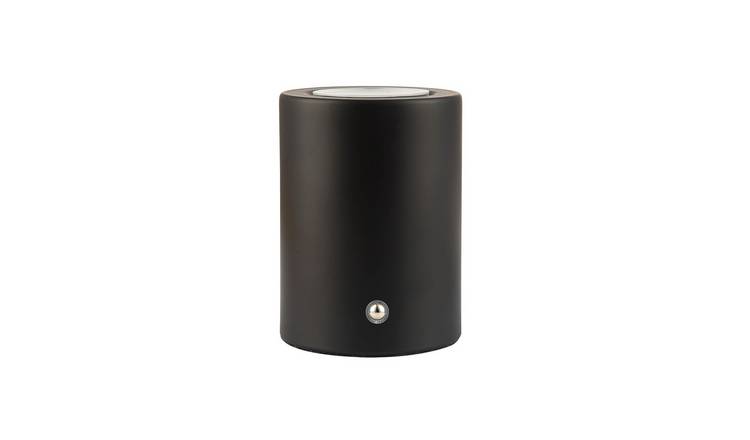 Happy Homewares Rechargeable Can- in Matte Black with Touch Table Lamp - 8cm