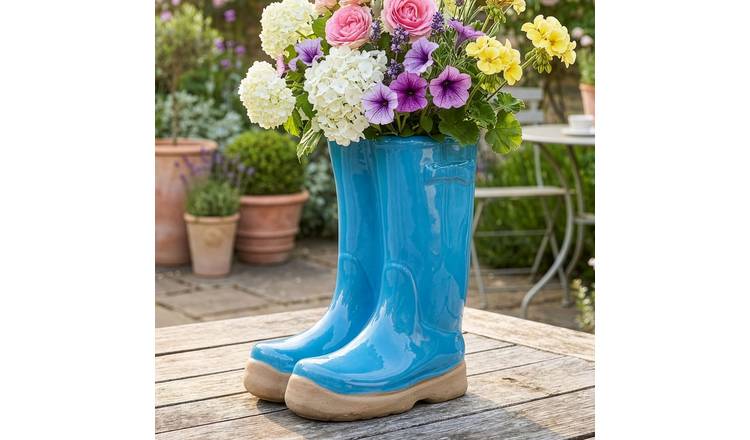 Dibor Large Wellington Planter - Blue