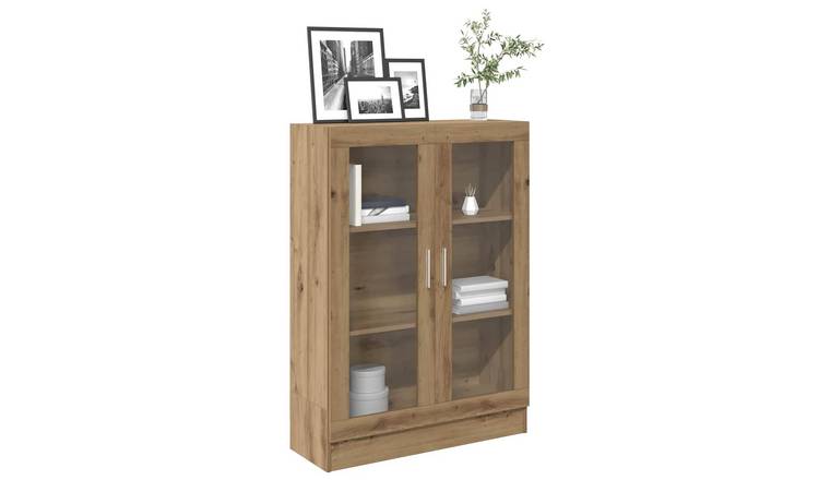 Walplus Engineered Wood Bookcase - Oak - 82.5 x 30.5 x 115 cm