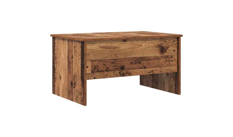 Walplus Engineered Wood Coffee Table - Dark Wood - 80 x 50.5 x 42.5 cm