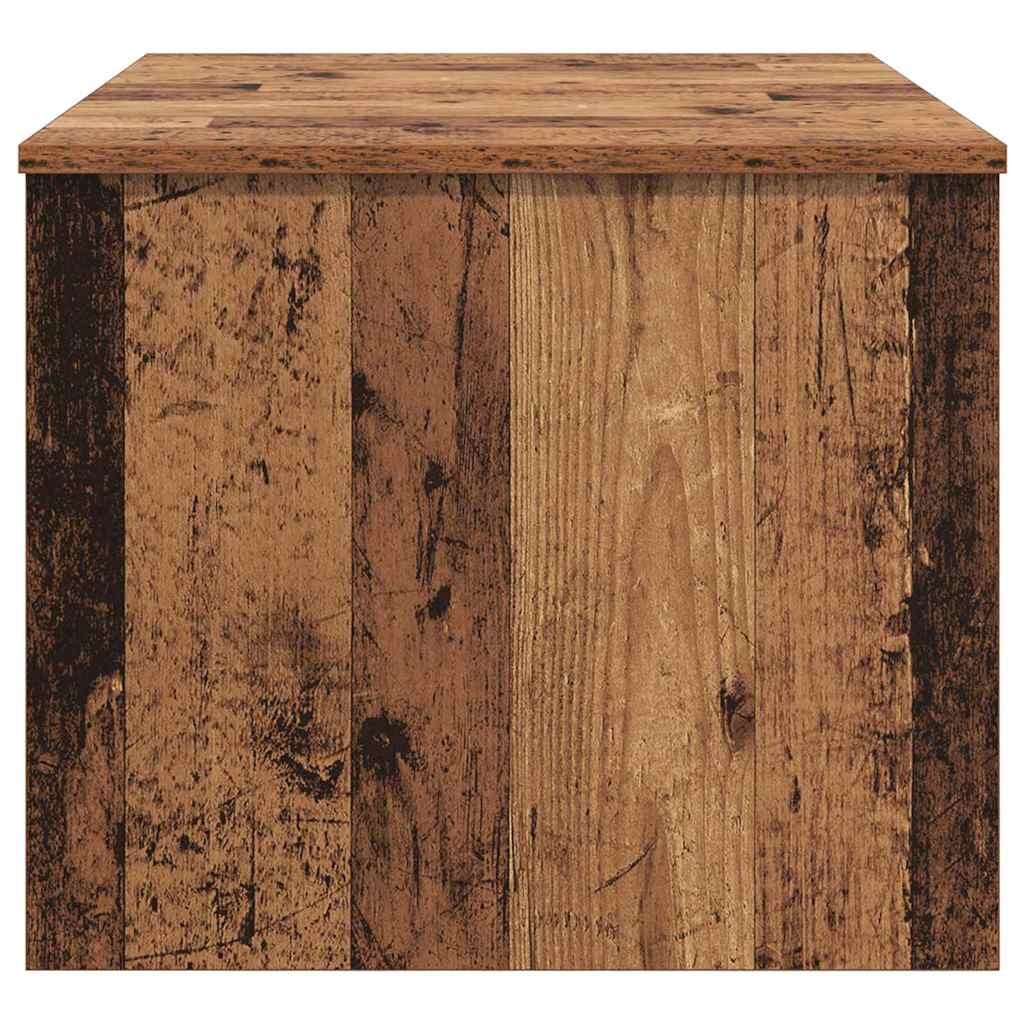 Walplus Engineered Wood Coffee Table - Dark Wood - 80 x 50.5 x 42.5 cm - Image 6