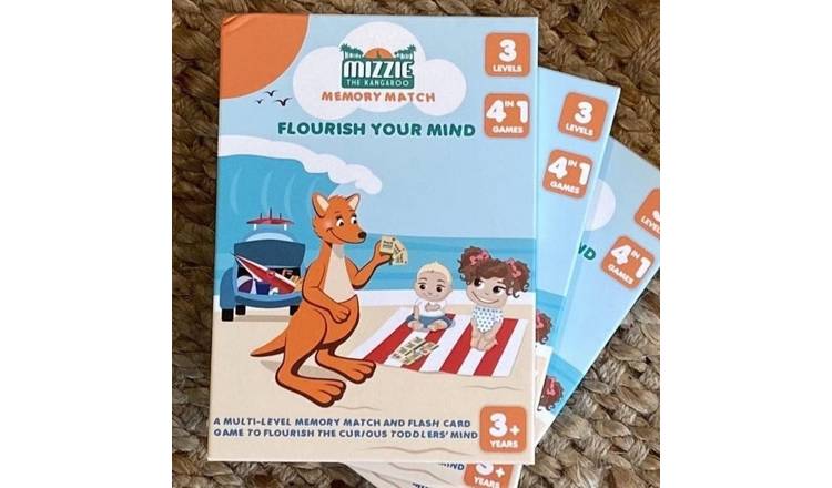 Mizzie the Kangaroo Memory Match Cards