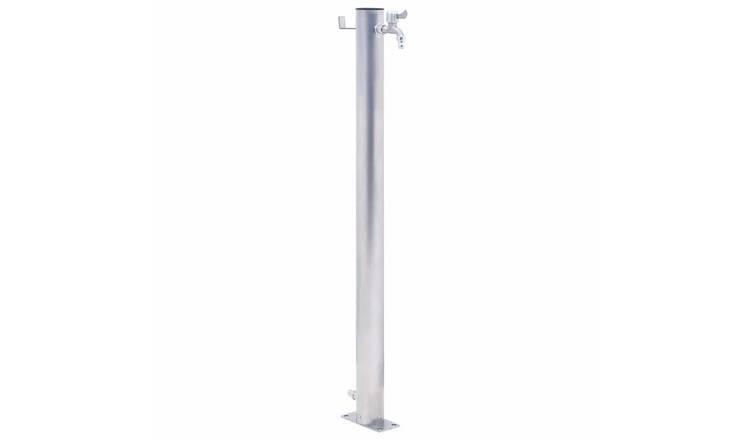 Walplus Stainless Steel Garden Water Column Round - 23.5 x 7 x 60 cm