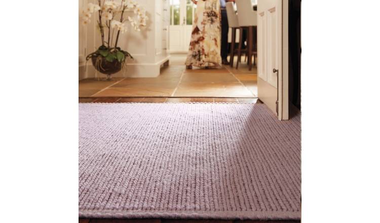 Mega Flooring Pink Modern Plain Rug - 120 x 170cm