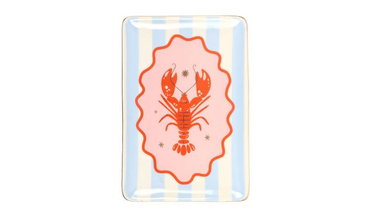 Something Different Striped Lobster Trinket Dish