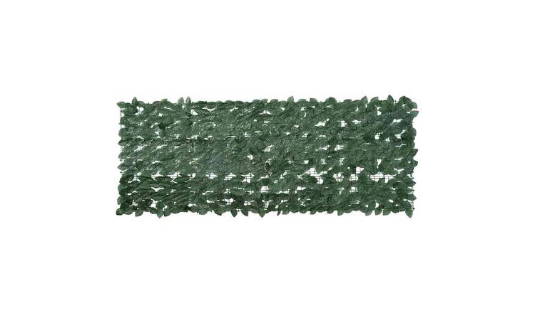Walplus Balcony Leaves Screen - Dark Green - 200 x 75 cm