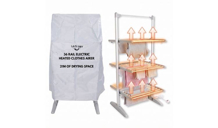 Lazy Tools 3 Tier Lazy-Dry Electric Clothes Dryer with Cover
