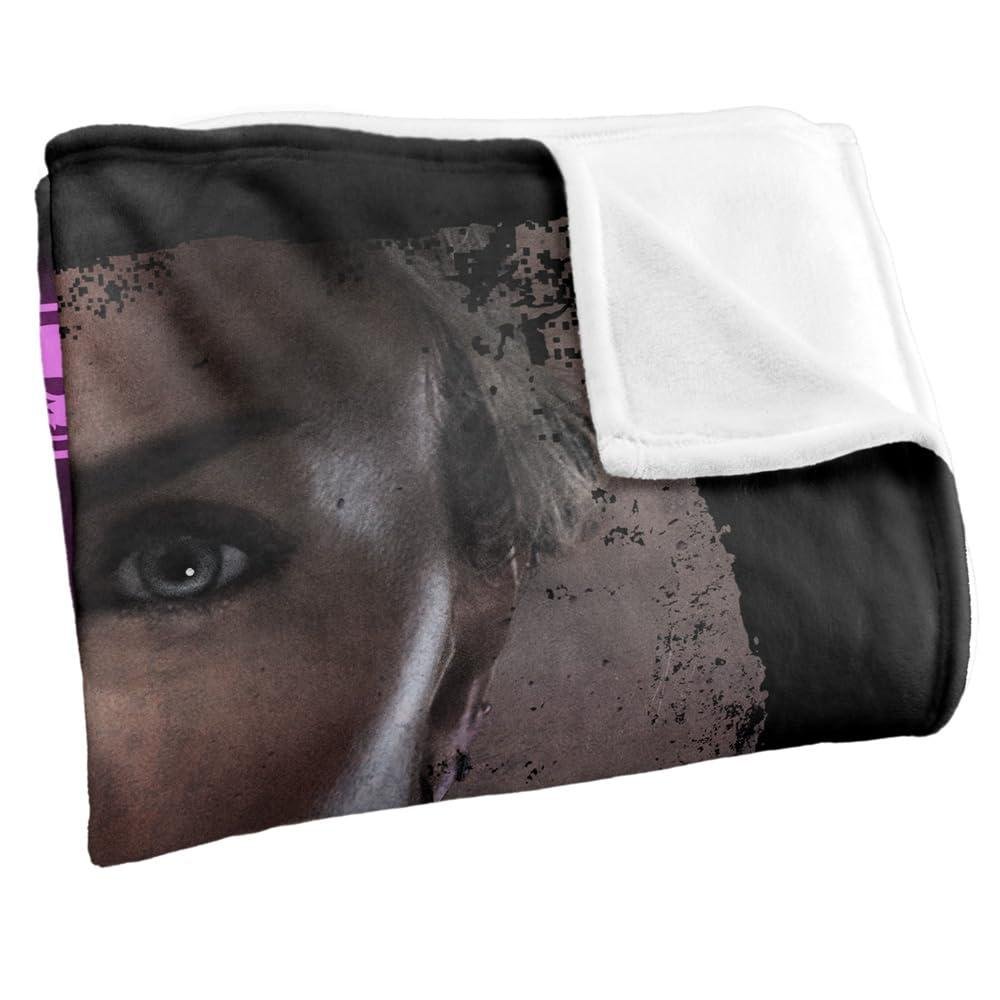 Mortal Kombat 2 Sonya Blade Portrait Soft Touch Black Blanket - 147cm x 91cm - Image 3