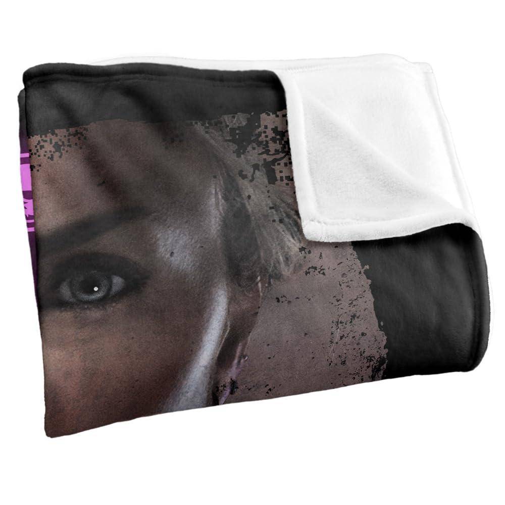 Mortal Kombat 2 Sonya Blade Portrait Soft Touch Black Blanket - 147cm x 91cm - Image 3