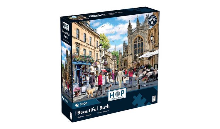 The House of Puzzles Beautiful Bath 1000 Piece Jigsaw Puzzle