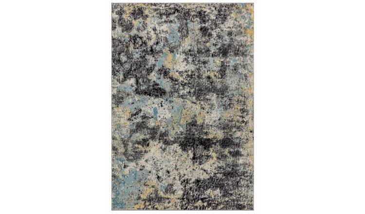 Mega Flooring Grey Modern Abstract Rug - 160 x 230cm