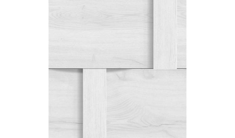 World Of Wallpaper Harrow Wood Panel Wallpaper - White